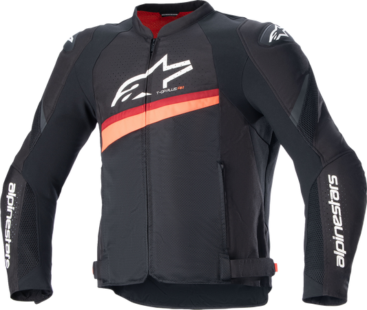ALPINESTARS T-GP Plus R v4 Airflow Jacket - Black/Red Fluo - Large 3300624-1030-L
