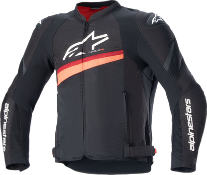 ALPINESTARS T-GP Plus R v4 Airflow Jacket - Black/Red Fluo - Small 3300624-1030-S
