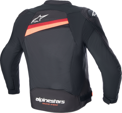 ALPINESTARS T-GP Plus R v4 Airflow Jacket - Black/Red Fluo - Large 3300624-1030-L