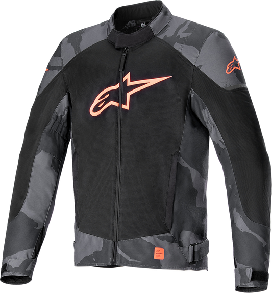 ALPINESTARS T-SP X Superair Jacket - Gray Camo/Red Fluo - 3XL 3302022-9133-3X