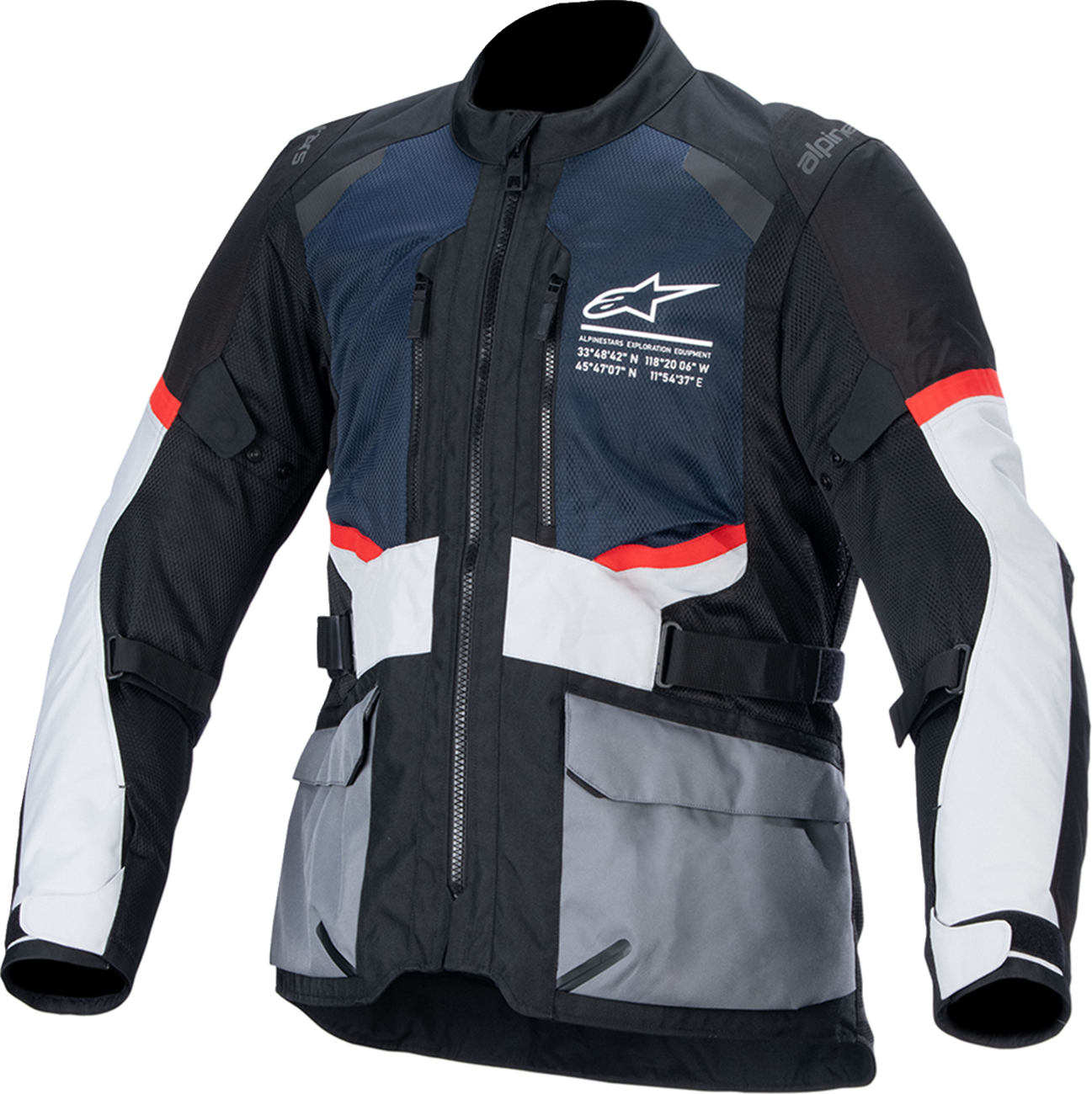 ALPINESTARS Andes Air Drystar® Jacket - Deep Blue/Black/Ice Gray - XL 3207924-7029-XL