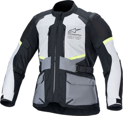ALPINESTARS Andes Air Drystar® Jacket - Ice Gray/Dark Gray/Black - Small 3207924-9191-S