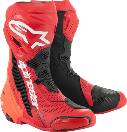 ALPINESTARS Supertech R Vented Boots - Red - US 9.5 / EU 44 2220121-3029-44
