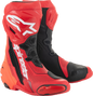 ALPINESTARS Supertech R Vented Boots - Red - US 12.5 / EU 48 2220121-3029-48