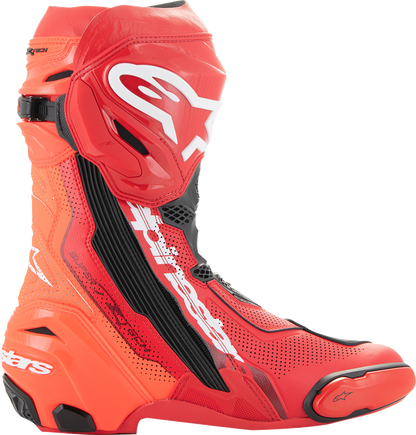 ALPINESTARS Supertech R Vented Boots - Red - US 12.5 / EU 48 2220121-3029-48