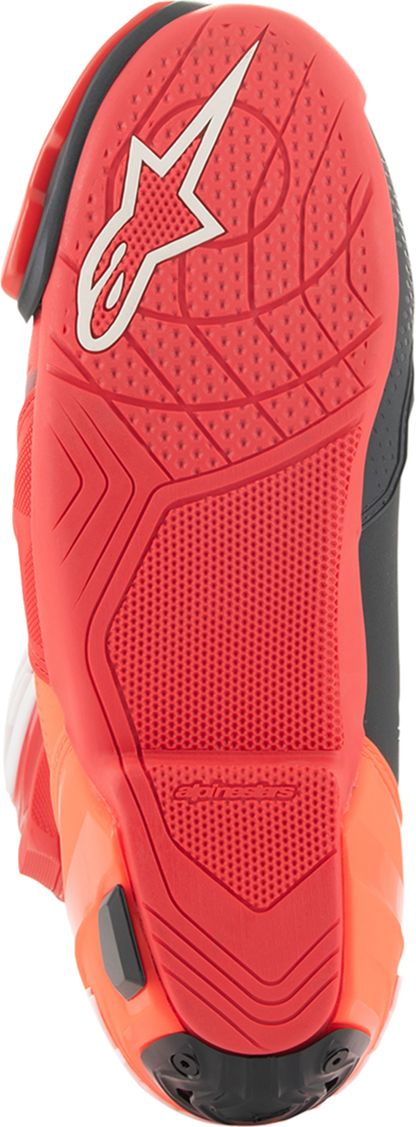 ALPINESTARS Supertech R Vented Boots - Red - US 12.5 / EU 48 2220121-3029-48