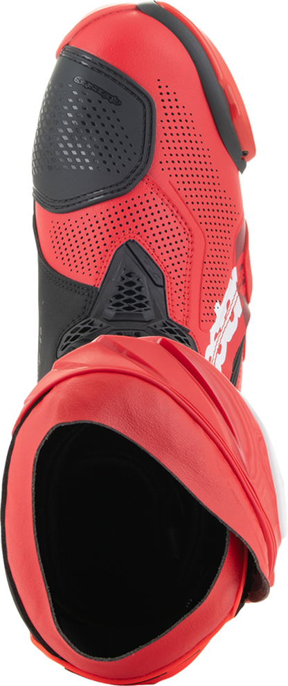 ALPINESTARS Supertech R Vented Boots - Red - US 12.5 / EU 48 2220121-3029-48