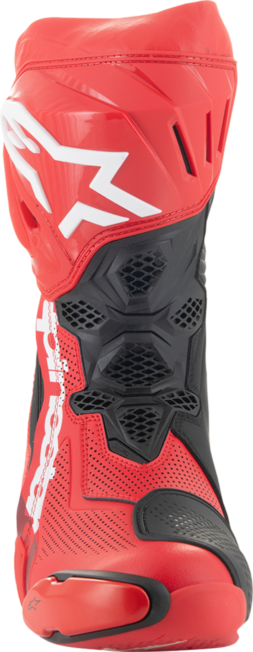 ALPINESTARS Supertech R Vented Boots - Red - US 12.5 / EU 48 2220121-3029-48