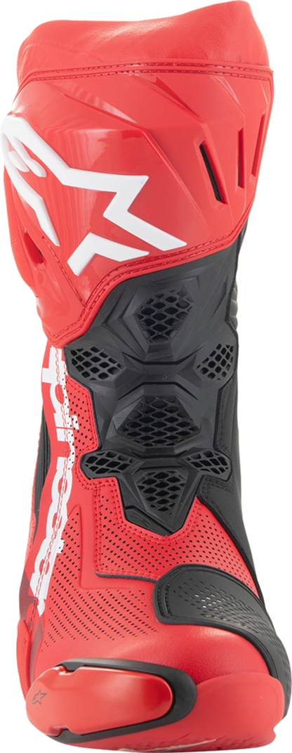 ALPINESTARS Supertech R Vented Boots - Red - US 12.5 / EU 48 2220121-3029-48