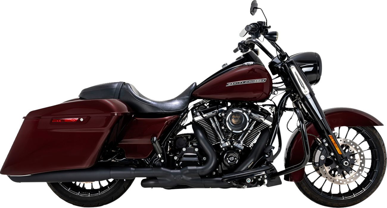 VANCE & HINES Twin Slash Slip-On Muffler - Black - FL 46672