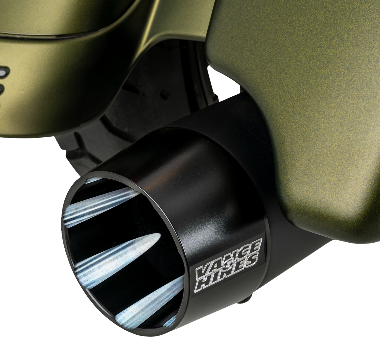 VANCE & HINES Blackbird 450 Slip-On Mufflers - Black 46792