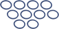 S&S CYCLE Silicone O-Ring - 0.390” ID x 0.510” OD / 50-8095 50-8095
