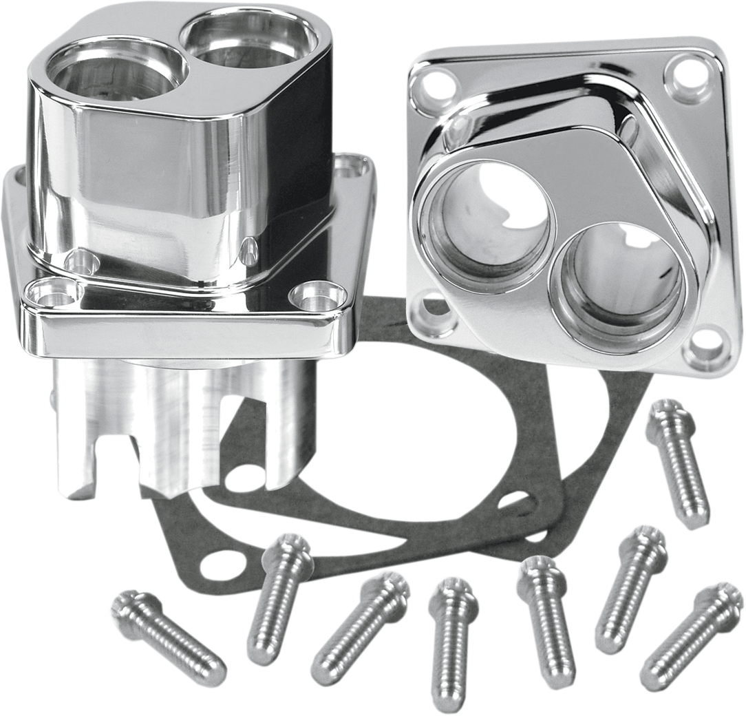 S&S CYCLE Billet Tappet Guides - Chrome - Big Twin 106-5428