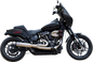 S&S CYCLE 2-into-1 Qualifier Exhaust System - Race Only - Brushed Stainless 550-1105