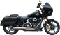 S&S CYCLE 2-into-1 Qualifier Exhaust System - Race Only - Brushed Stainless 550-1107