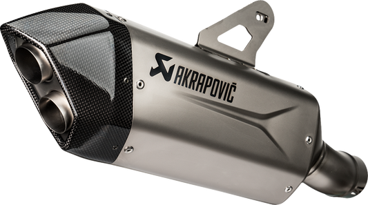 AKRAPOVIC Slip-On Line Muffler - Titanium - Silver - BMW R 1300 GS S-B13SO4-HJGT