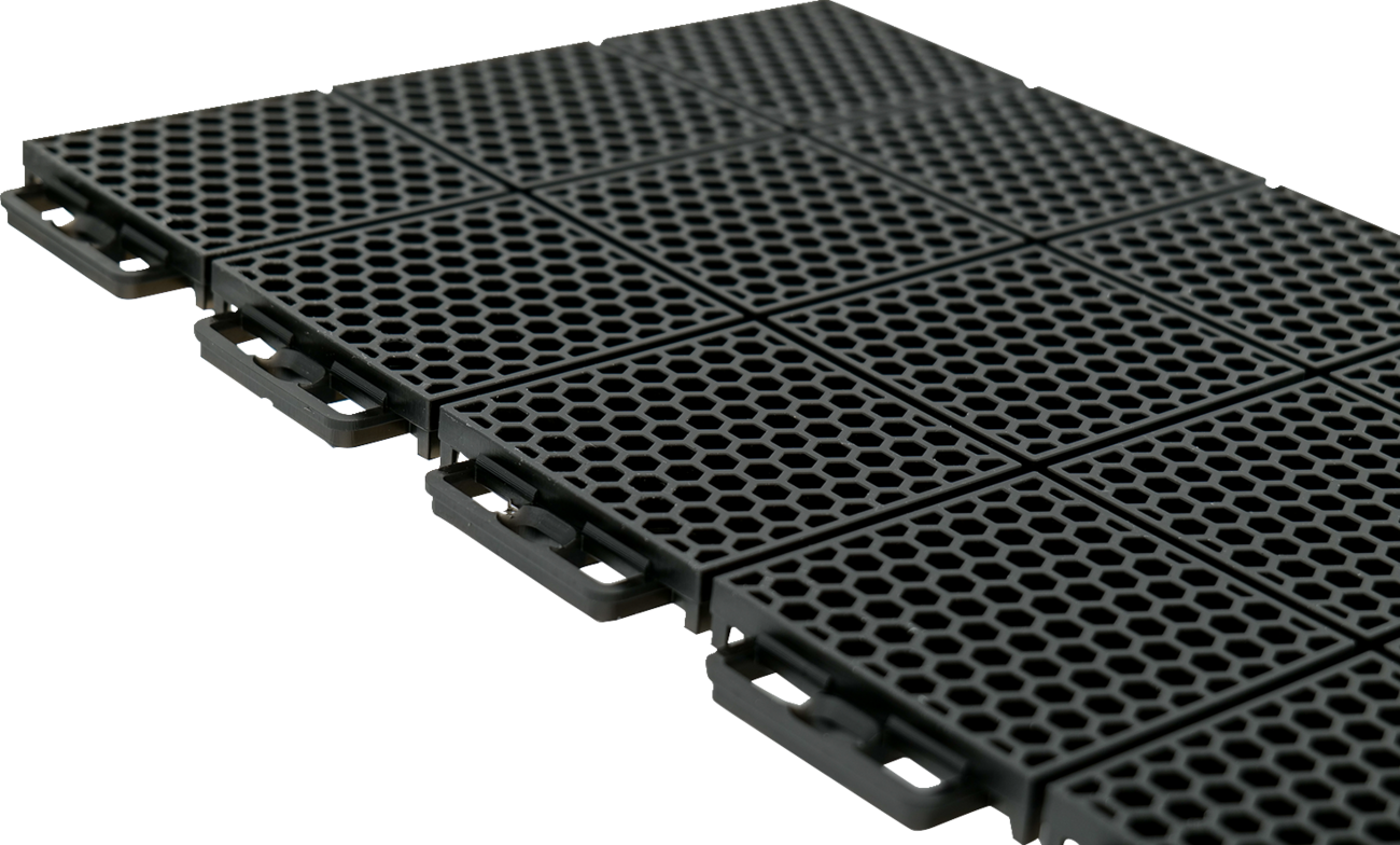 CALIBER ProTech Smooth Flooring - Black, Part Number 13610-1, 8 pcs