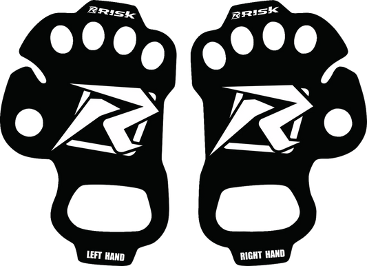 RISK RACING Ultra Thin Palm Protectors - Black - XL 12699