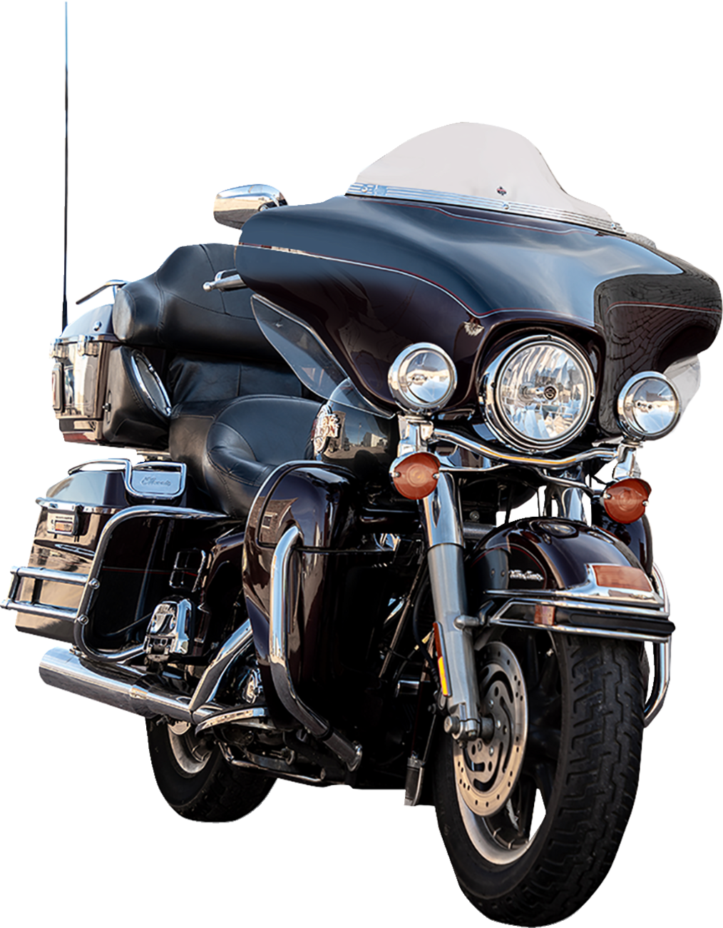 KLOCK WERKS Flare® Windshield - 6-1/2" - Clear - '96-'13 FLH KWW-01-0701