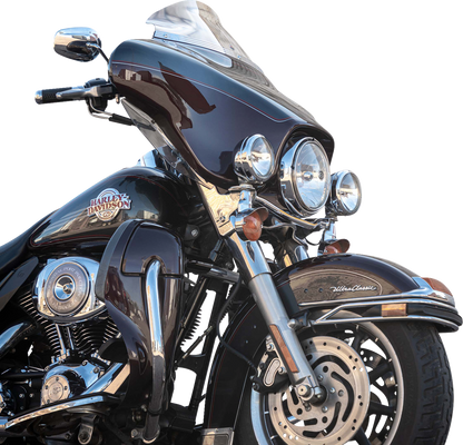 KLOCK WERKS Flare® Windshield - 6-1/2" - Clear - '96-'13 FLH KWW-01-0701