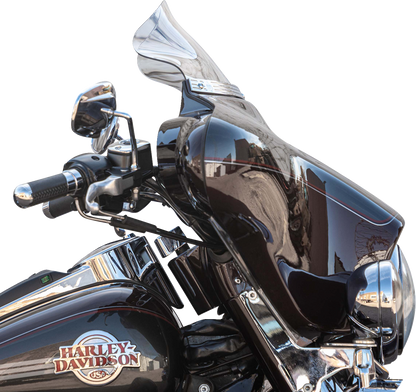 KLOCK WERKS Flare® Windshield - 6-1/2" - Clear - '96-'13 FLH KWW-01-0701