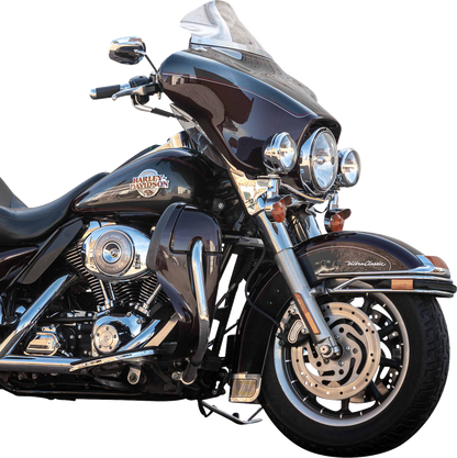 KLOCK WERKS Flare® Windshield - 6-1/2" - Clear - '96-'13 FLH KWW-01-0701