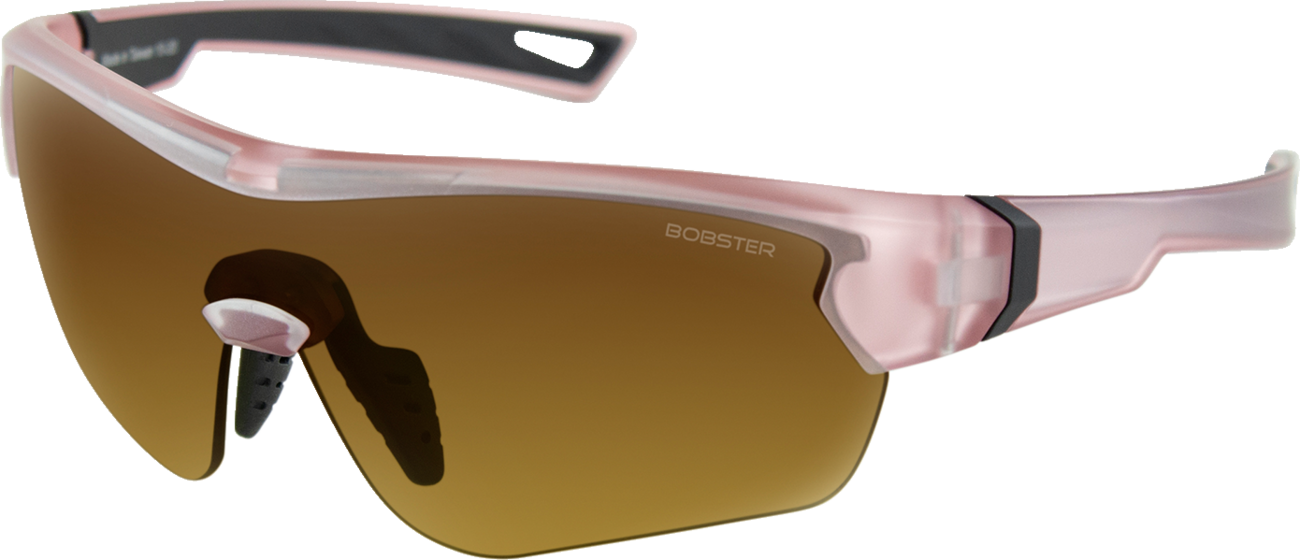 ZAN HEADGEAR Stella Sunglasses Matte Rose Gold with Brown Gradient Lenses (BSTEL103)