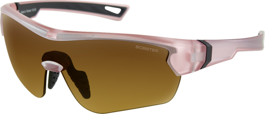 ZAN HEADGEAR Stella Sunglasses Matte Rose Gold with Brown Gradient Lenses (BSTEL103)