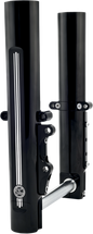 PERFORMANCE MACHINE (PM) Fork Leg Kit - Black - Lower - Single Disc - Contrast Cut - '14-'20 FL 0208-2097-BM