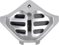 ARAI HELMETS XD-5 Chin Vent - Aluminum Silver 105323
