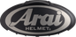ARAI HELMETS 3D Arai Logo Duct - Black/Light Gray 102103