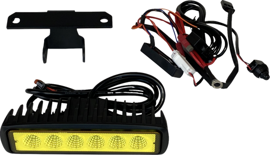 CUSTOM DYNAMICS LED Light Bar - Yellow Lens - Road FLTR RG-LB-Y-KIT