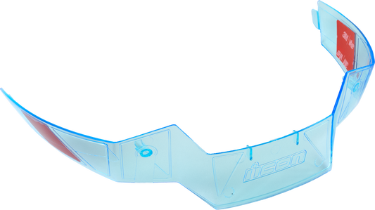 ICON Airflite™ Rear Spoiler - Dayglo Blue 0133-1547