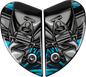 ICON Airframe Pro™ Side Plates - Outbreak - Blue 0133-1407