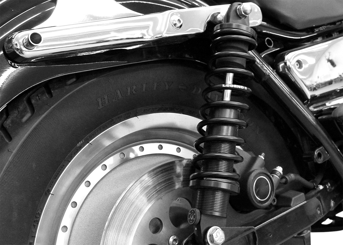 Legend Suspension REVO-A Adjustable FXR Coil Suspension - 12 Inch - Heavy-Duty - Gloss Black - Part 1310-1109