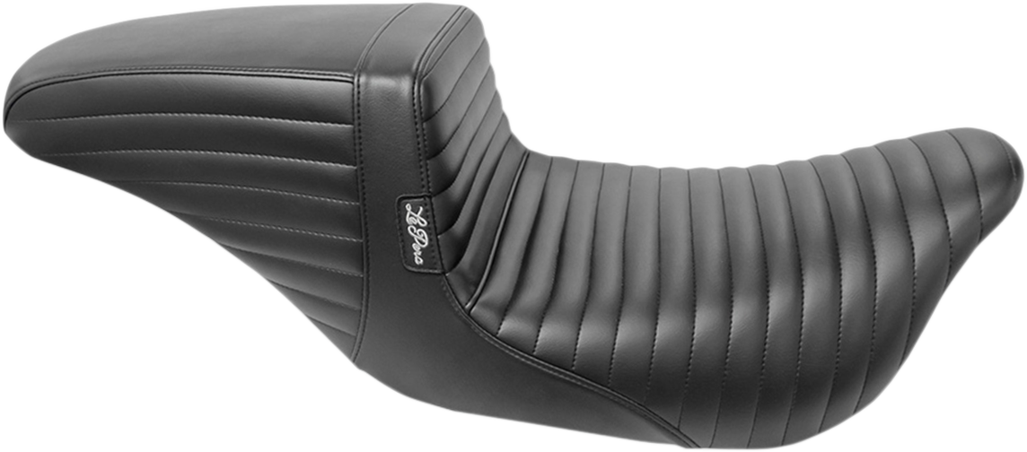 LE PERA Kickflip Seat - Pleated - Black - FL '08-'23 LK-597PT