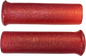 EMGO Star Fire Flake Grips - Retro - Metal - 7/8" - Red 42-21124