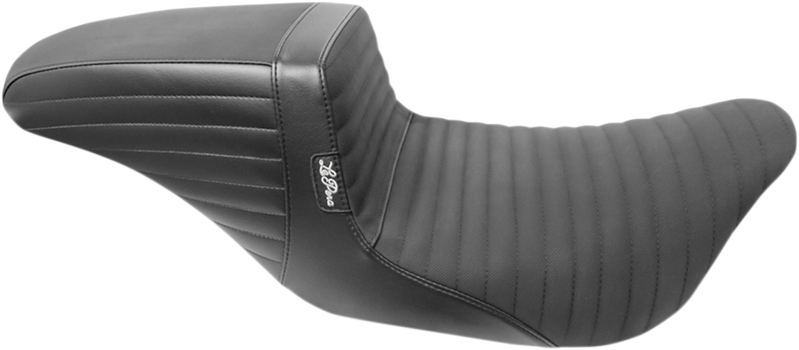 LE PERA Kickflip Daddy Long Legs Seat - Pleated w/ Gripp Tape - Black - FL '08-'23 LK-597DLPTGP