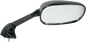 EMGO Mirror - Side View - Black/Carbon Fiber - Rectangle - Right - Yamaha 20-80503