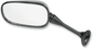 EMGO Mirror - Side View - Black/Carbon Fiber - Rectangle - Left - Honda 20-35224