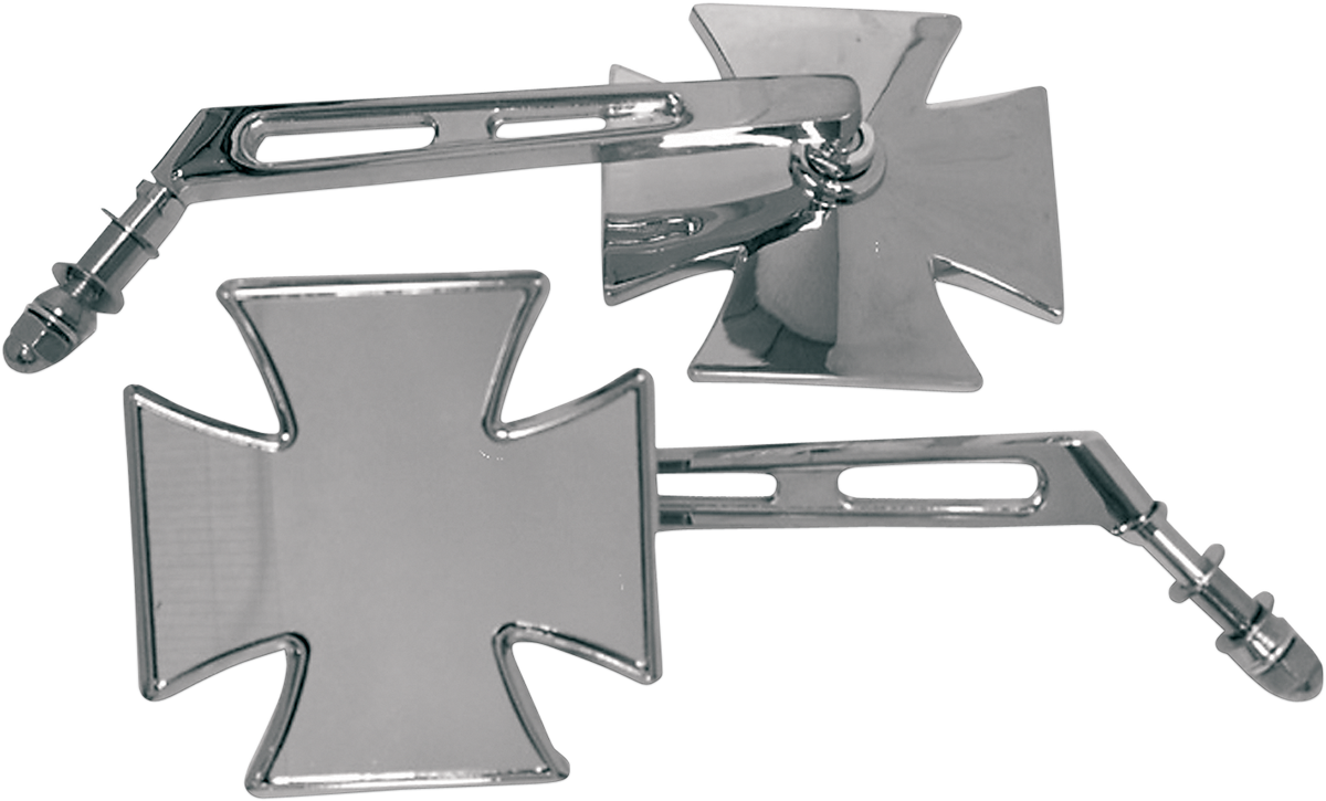 EMGO Mirror - Side View - Maltese Cross - Split Stem - Right - Bolt-On - Each 20-34861A