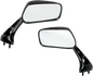 EMGO Mirrors - GSX-R/Mini - Side View - Rectangle - Black - Pair 20-69760