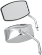 EMGO Mirror - "Big One"/Cruiser - Side View - Rectangle - M10 x 1.25 - Chrome - Pair 20-42460
