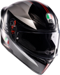 AGV K1 S Helmet - Lap - Matte Black/Gray/Red - XL 2118394003-034-XL