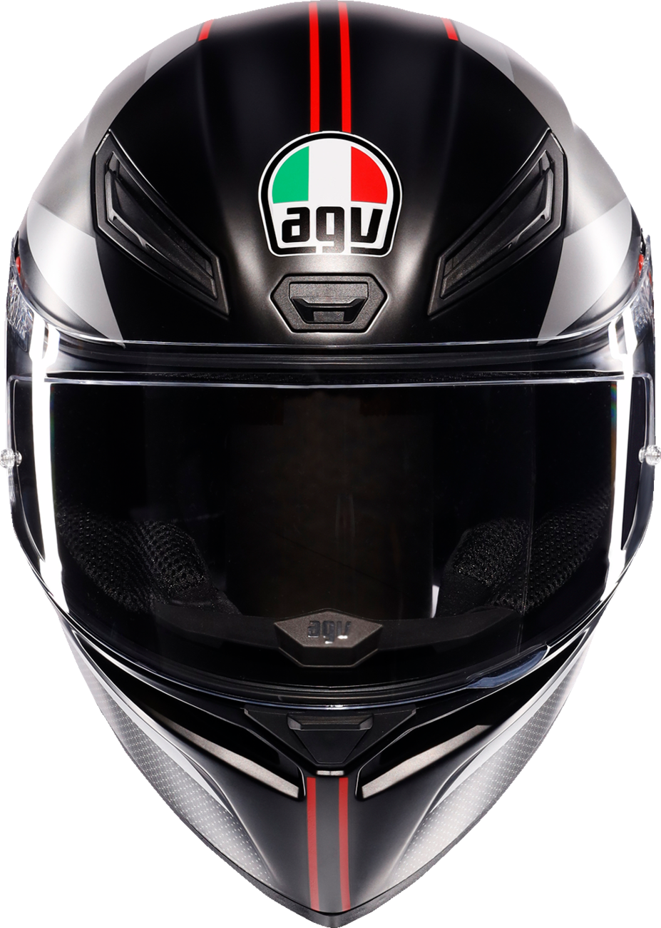 AGV K1 S Helmet - Lap - Matte Black/Gray/Red - XL 2118394003-034-XL