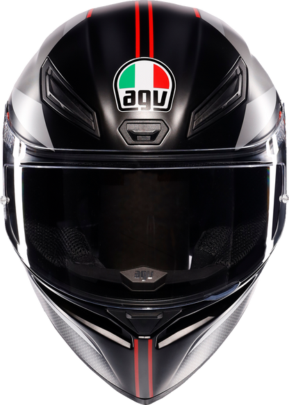 AGV K1 S Helmet - Lap - Matte Black/Gray/Red - XL 2118394003-034-XL