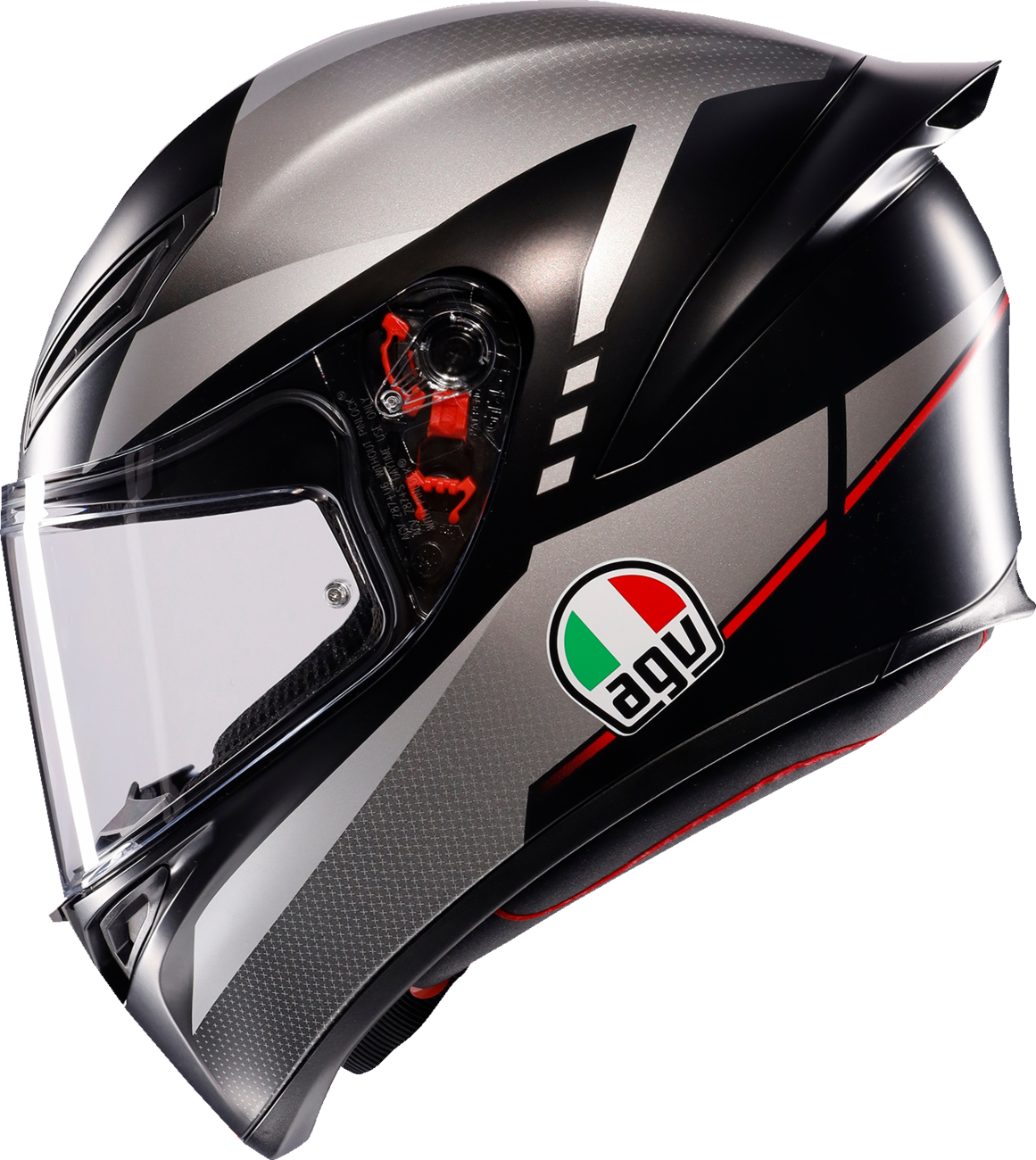 AGV K1 S Helmet - Lap - Matte Black/Gray/Red - XL 2118394003-034-XL