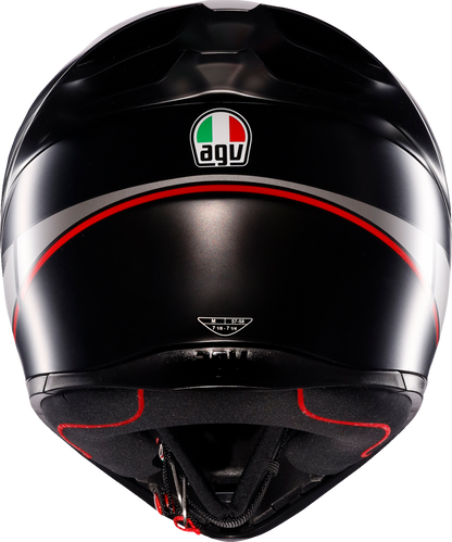 AGV K1 S Helmet - Lap - Matte Black/Gray/Red - XL 2118394003-034-XL