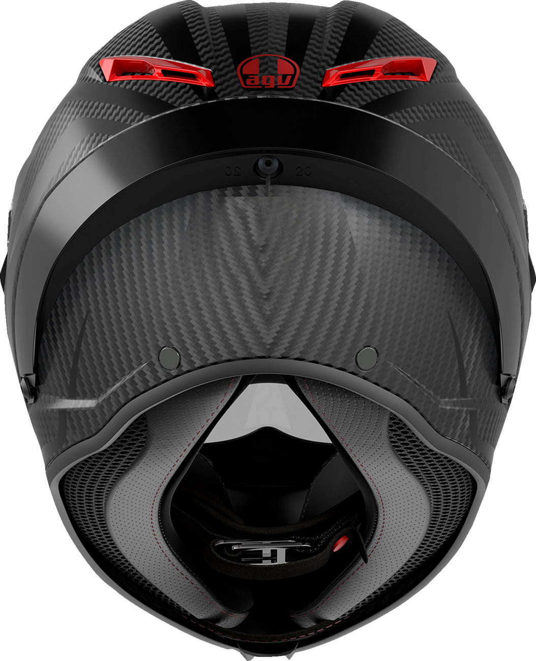 AGV Pista GP RR Helmet - Intrepido - Matte Carbon/Black/Red - Small 2118356002-019-S