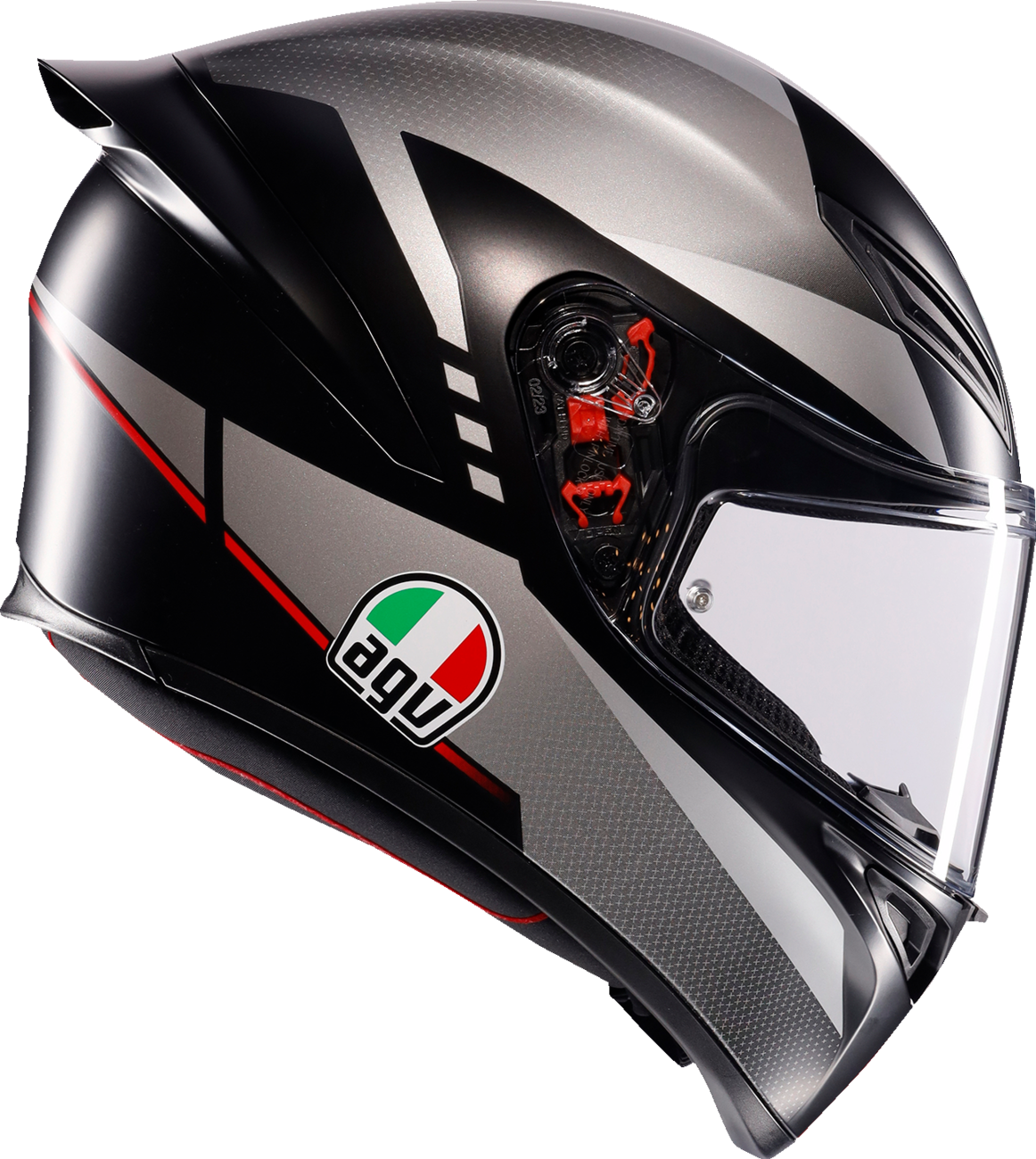 AGV K1 S Helmet - Lap - Matte Black/Gray/Red - XL 2118394003-034-XL